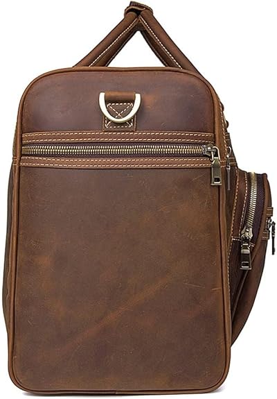 Travel Bag Cow Leather Big Travel Duffel Cowhide Weekend Bag Man Genuine Leather Luggage Bag