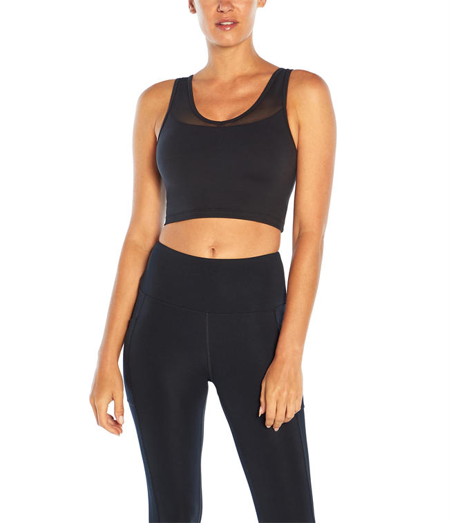 Jessica Simpson Sportswear Women Hayley Long Medium Sports Bra